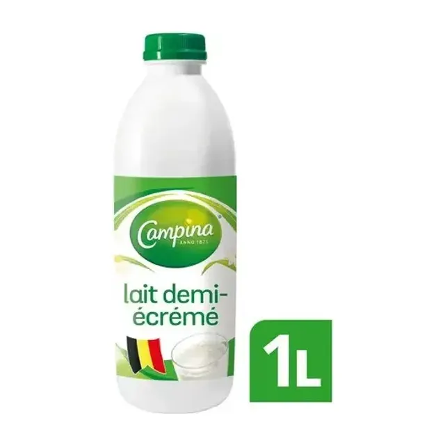 CAMPINA LAIT DEMI-ECREME PET 8X1L