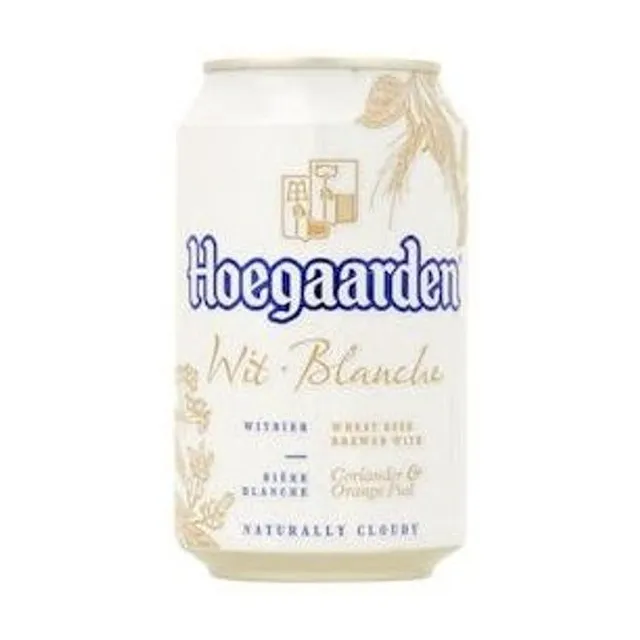 HOEGARDEN BLANCHE 4.9% CAN 33 cl 24 P.
