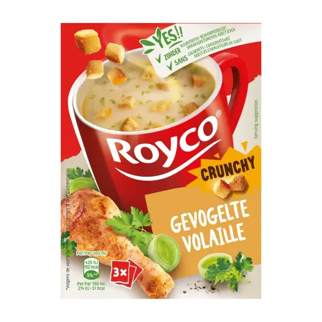 VOLAILLE+CROUTONS 20PCS ROYCO