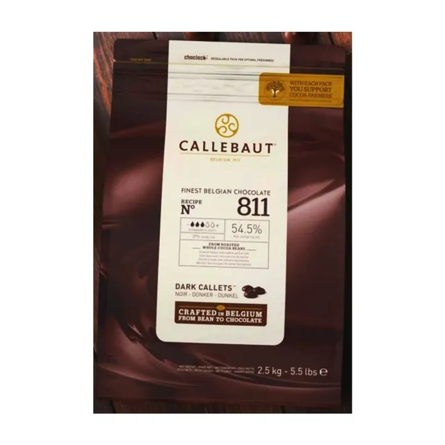 CALLETS CHOCOLAT PURE C811 2,5KG CALLEBAUT